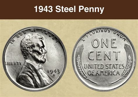 penny 1943 steel value|1943 steel penny value chart.